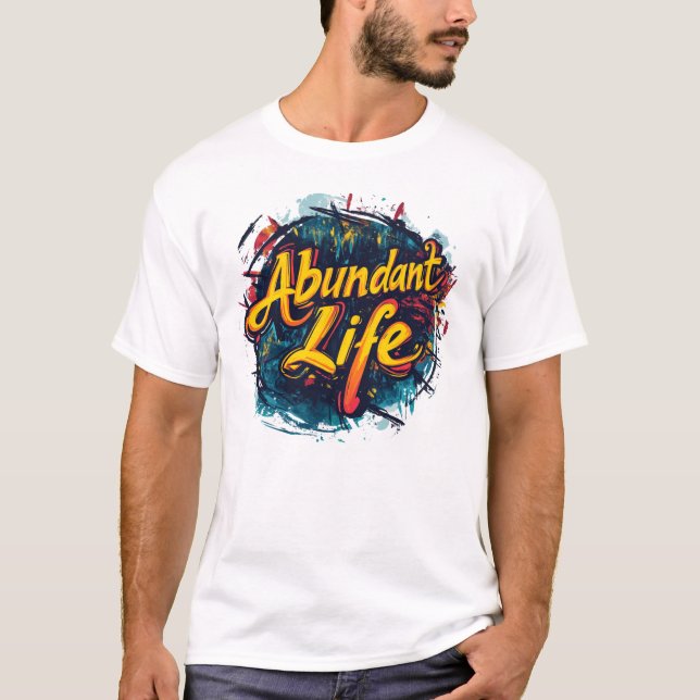 Camiseta Abundant Life: Urban Flame Edition (Frente)