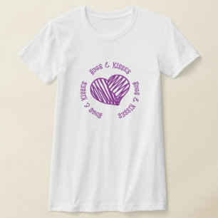 Camiseta ABUNDANTES E BEIJOS BOLSA - Presente do Coração do
