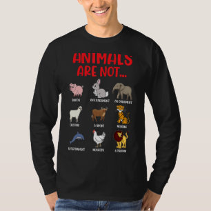 Camiseta Abuso De Animais Ativo Em Matéria De Direitos Dos
