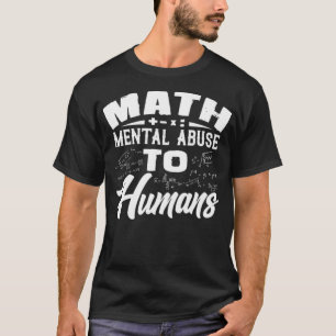 Camiseta Abuso Mental Matemático a Jogo de Rádio Humano