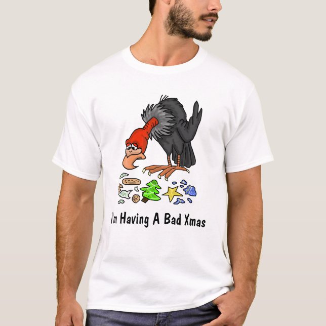 Camiseta Abutre de Natal ruim (Frente)