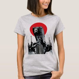 Camiseta Abutre em Carro Antigo com Sol Vermelho