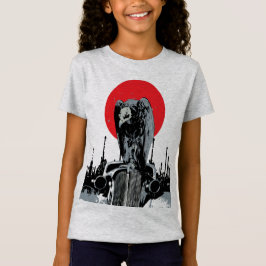 Camiseta Abutre em Carro vintage com Sol Vermelho