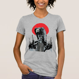 Camiseta Abutre em Carro vintage com Sol Vermelho