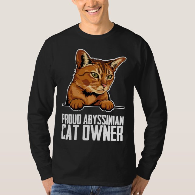 Camiseta Abyssinian cat  Abyssinian  Abyssinian kitten  1 (Frente)