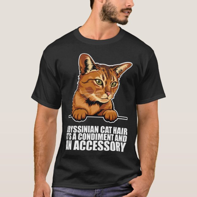 Camiseta Abyssinian cat  Abyssinian  Abyssinian kitten  6 (Frente)