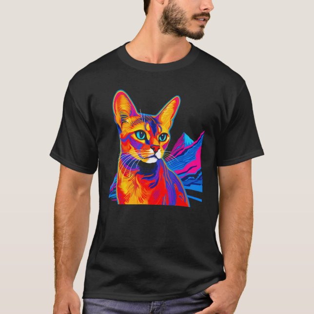 Camiseta Abyssinian Cat Mountain (Frente)