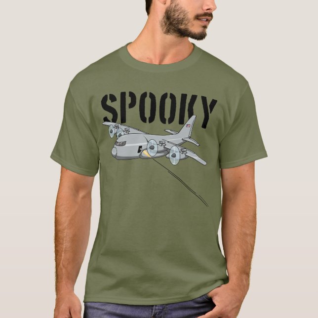 Camiseta AC-130 Spooky Gunnar Avião Militar Spooky Spooky (Frente)