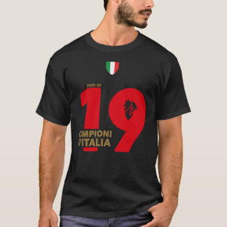 Camiseta AC Milan CAMPIONI D&X27;ITÁLIA Campeões Da Itália