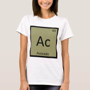 Camiseta Ac - Símbolo da Tabela Periódica Química do Fruto 