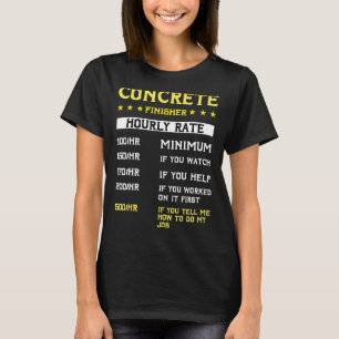Camiseta Acabador de Concreto Máquina Caminhão Betoneira Mo