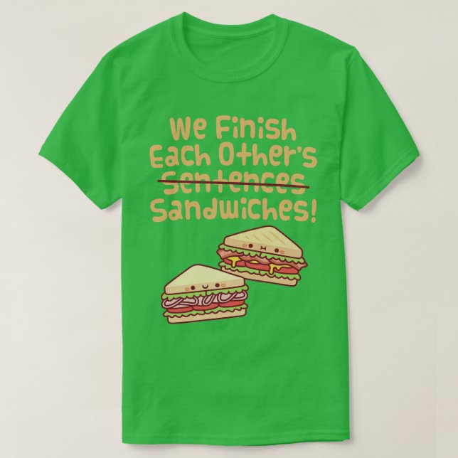 Camiseta Acabamos Com As Outras Sentenças Engraçadas. (Frente do Design)