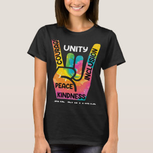 Camiseta Acabar com a consciencialização e a solidariedade