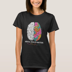 Camiseta Acabar Com A Saúde Mental Estigma Importa A Saúde 