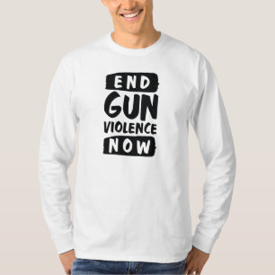 Camiseta Acabar com a violência das armas agora