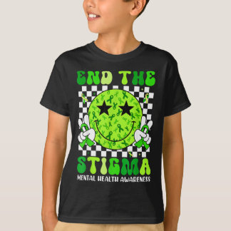 Camiseta Acabar com o estigma conscientização da saúde ment