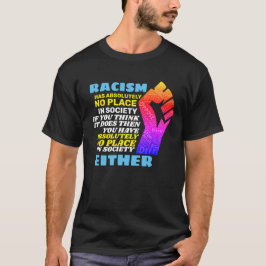 Camiseta Acabar com o racismo para sempre
