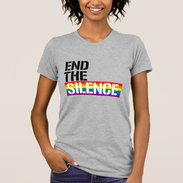 Camiseta Acabar com o Silêncio (Frente)
