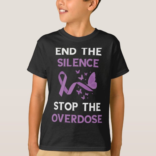 Camiseta Acabar com o Silêncio Fita Roxa Conscientização so (Frente)