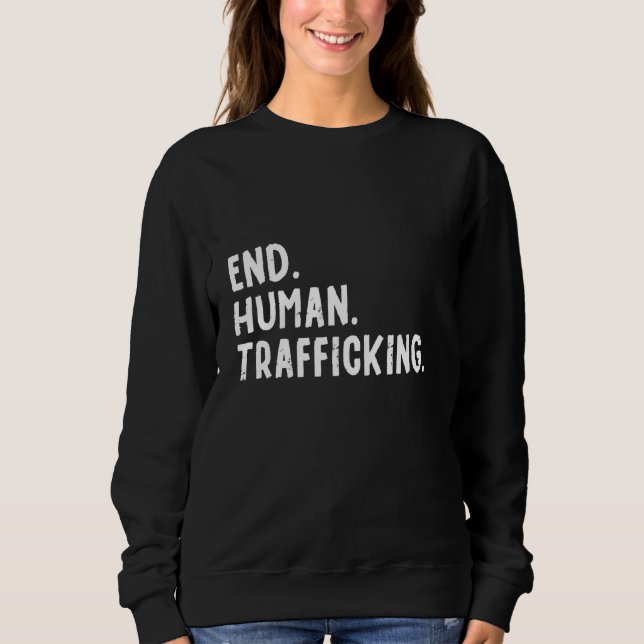 Camiseta Acabar com o tráfico de seres humanos (Frente)