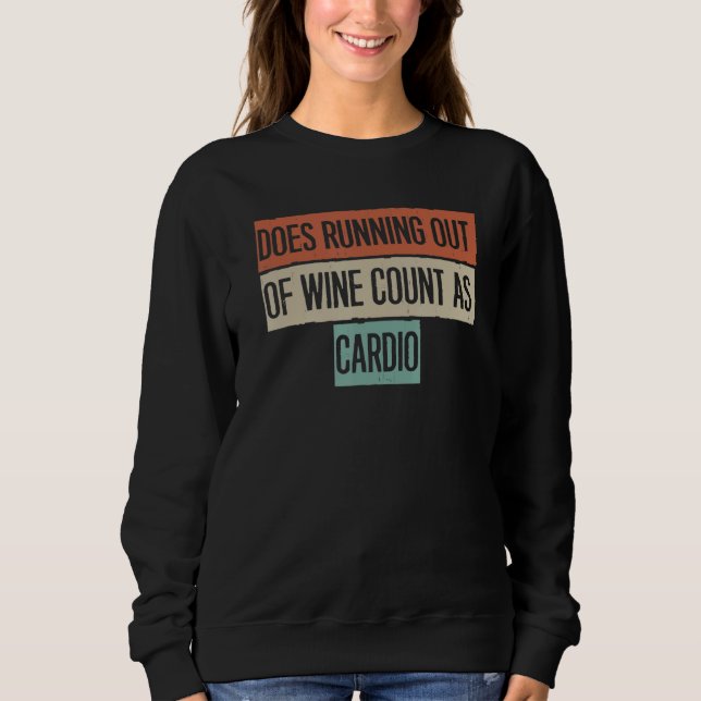 Camiseta Acabar com o Vinho Conta Como Exercício Cardíaco (Frente)
