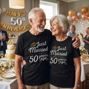 Camiseta Acabaram de Casar Há 50 Anos II