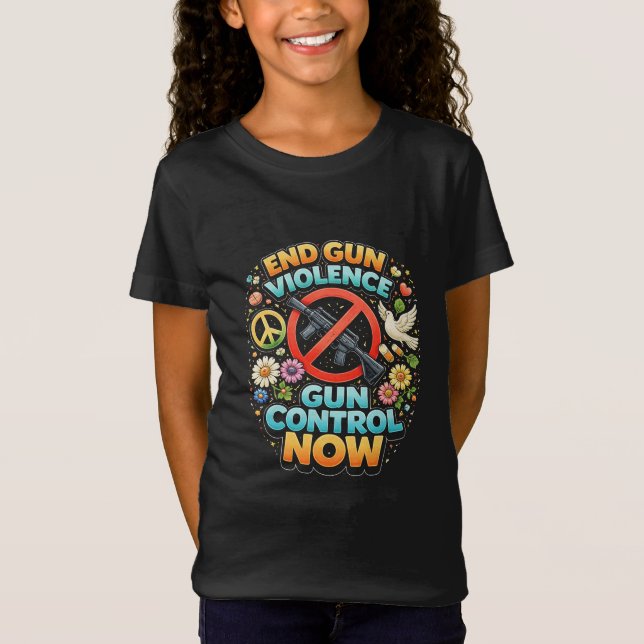 Camiseta Acabe com a Violência Armada Agora (Frente)
