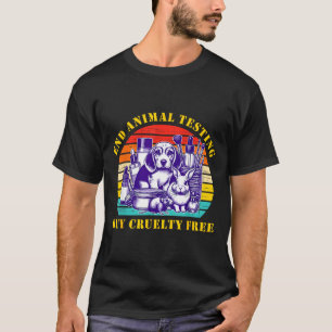 Camiseta Acabe com os testes em animais compre veganismo co