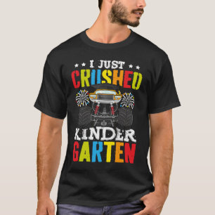 Camiseta Acabei De Esmagar O Jardim De Infância Toddler Mon