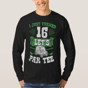 Camiseta Acabei De Fazer 16 Carrinhos De Golfe De Vamos 16º