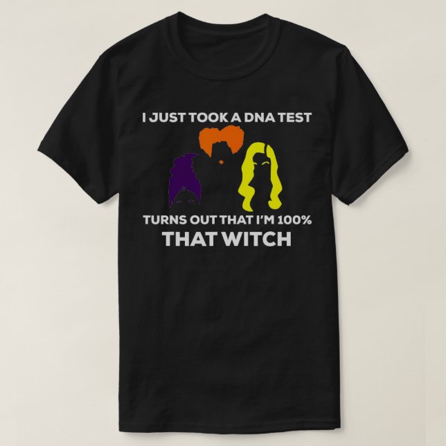 Camiseta Acabei De Fazer Um Teste De DNA Acontece Que Sou 1 (Frente do Design)