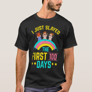 Camiseta Acabei De Matar Os Primeiros 100 Dias De Estudante