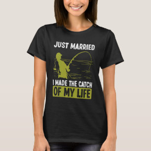 Camiseta Acabei de me casar, fiz a captura da minha vida F