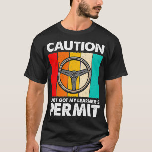 Camiseta Acabei de receber a permissão do aprendiz, novos m