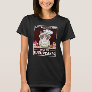 Camiseta Acabei De Te Fazer Calar Um Pouco, Fecha O Gato De