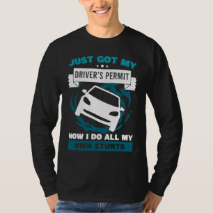 Camiseta Acabei de Tirar a Carteira de Motorista Faço Todos