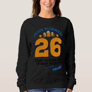 Camiseta Acabei de virar o Bebendo de 26 cervejas 26º Bebad