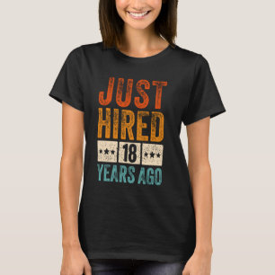 Camiseta Acabo De Alugar 18 Anos Atrás, Incrível 18º Annive