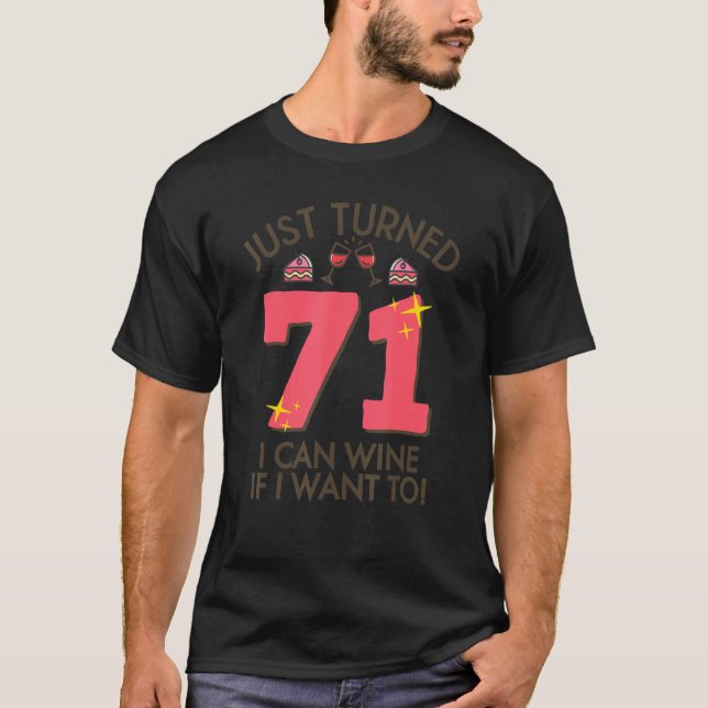 Camiseta Acabo De Transformar 71 Vinhos Se Eu Quiser 71ruas (Frente)