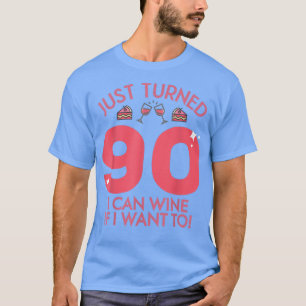 Camiseta Acabo De Virar 90 Vinhos Se Eu Quiser 90 Amanhã