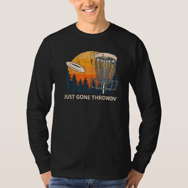 Camiseta Acabou de sair do dia de golfe no dia de golfe (Frente)