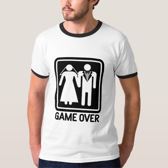 Camiseta Acabou o jogo de casamento (Frente)