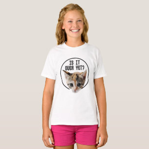 Camiseta ACABOU!? Rosto de Gatinho Coronavírus