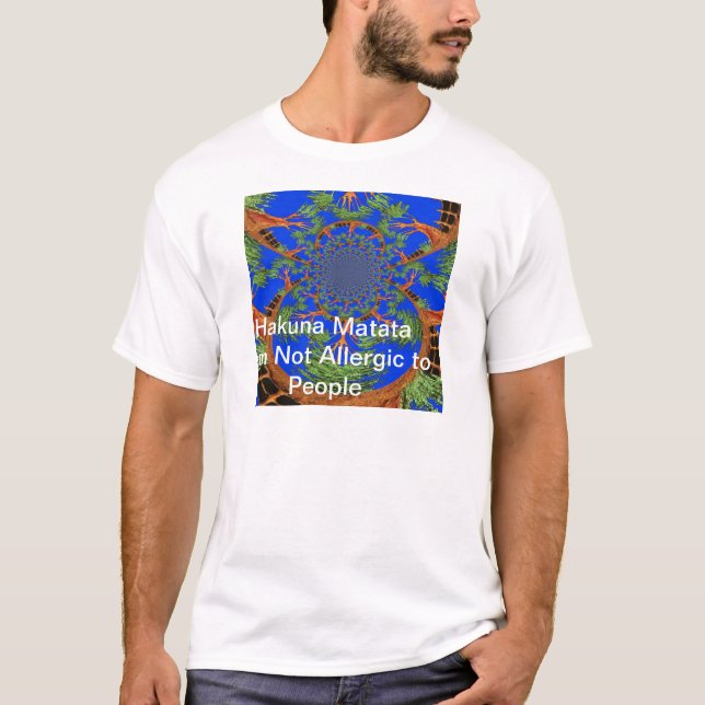 Camiseta Acacia Alchemy: Eu não sou alérgico à arte Pessoas (Frente)