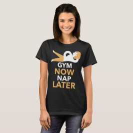 Camiseta Academia Agora Soneca Depois Motivação para Academ