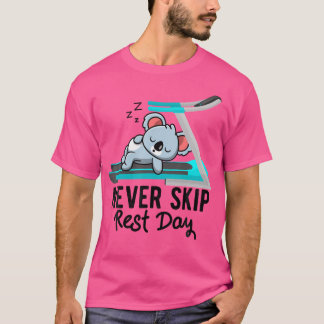 Camiseta Academia de Exercícios do Urso Koala Esteira Exerc