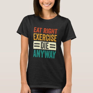 Camiseta Academia de Levantamento de Peso Malhar Coma Certo