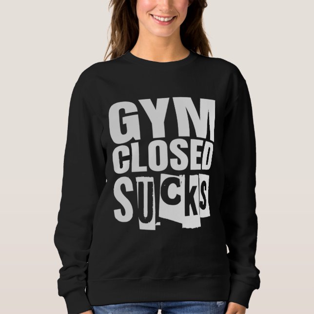 Camiseta Academia de musculação fechada é uma droga (Frente)