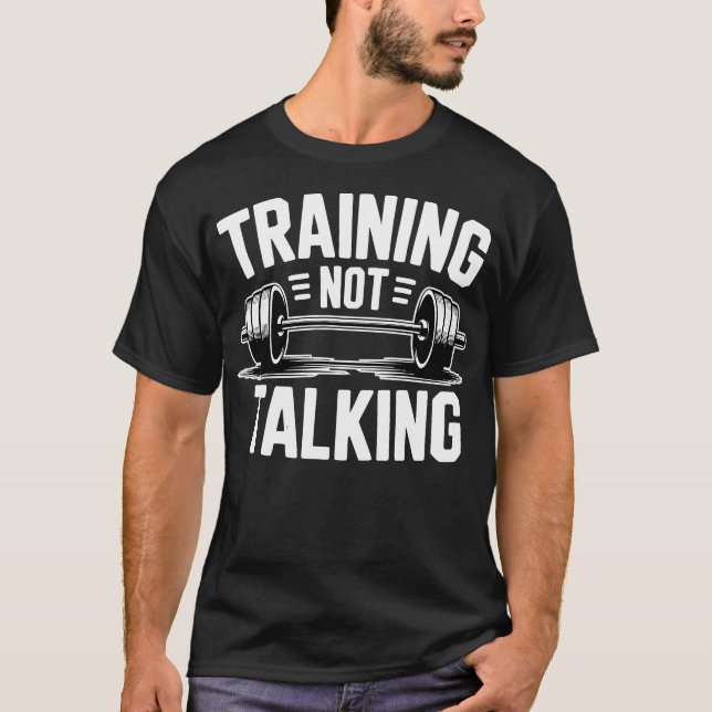 Camiseta Academia de Treinamento Sem Conversa (Frente)