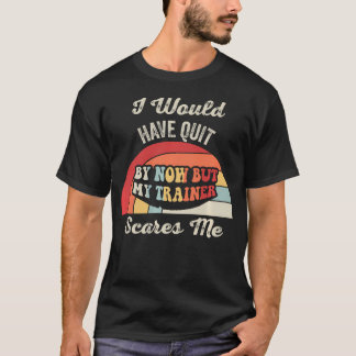 Camiseta Academia de Treino Divertida Meu Treinador Me Assu